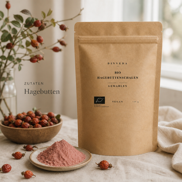 Hagebuttenschalen Bio-Pulver – für Porridge, Joghurt & Smoothies