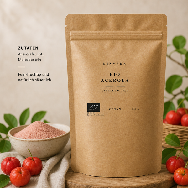 Acerola Bio-Extraktpulver – für Smoothies, Bowls & Getränke