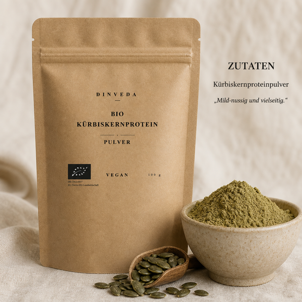 Kürbiskernprotein Bio-Pulver – für Shakes, Bowls & Küche