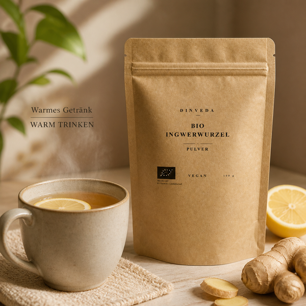 Ingwer Bio-Pulver – für Tee, Küche & warme Getränke