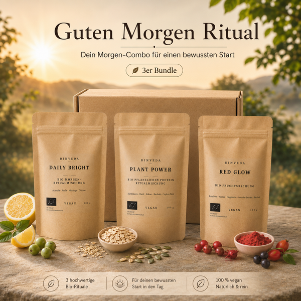 Guten Morgen Ritual – Red Glow, Daily Bright & Plant Power im Set